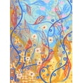 thumbnail image 2 of Randy Noble Fine Art 25x32 Gold Ornate Wood Framed with Double Matting Museum Art Print Titled - Ascending Flora, 2 of 4