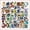 Color3, variant on 100Pcs One Piece Stickers Laptop Bedroom Wardrobe Car Skateboard Bicycle Mobile Phone Luggage Guitar
