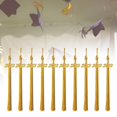 thumbnail image 1 of 10x 2023 Gorro de graduación Macarena Borlas con 2023 Charm Sombrero de graduación 15 pulgadas Dorado, 1 of 8
