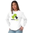 thumbnail image 3 of Mommysaurus Cute Dinosaur Mothers Day Women's Long Sleeve T Shirt Brisco Brands X, 3 of 6