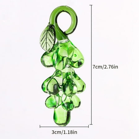 

Crystal Fruit Pendant Crystal Crafts Creative Colorful Wisteria Home Decoration