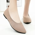 thumbnail image 2 of Sngxgn Women's Flats Shoes Ballet Flats Dress Shoes Comfortable Slip on Shoes for Women(Beige,37), 2 of 8