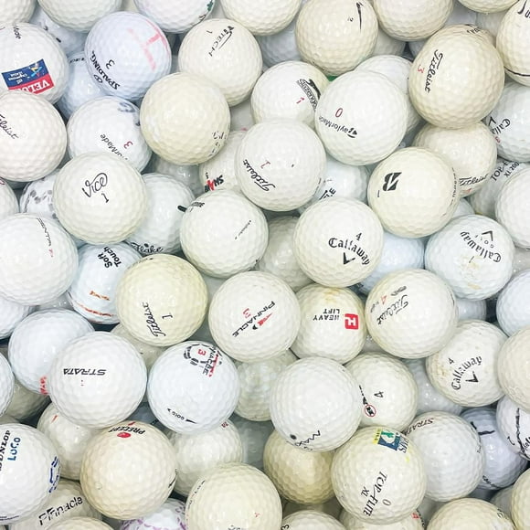 Mulligan - 60 Mix C Recycled Used Golf Balls, White