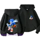 thumbnail image 5 of Sudadera con capucha y cremallera para niños con estampado de dibujos animados de Sonic Lightning, sudadera de manga larga para otoño/invierno, chaqueta informal para niños de 2 a 12 años y niñas, 5 of 5