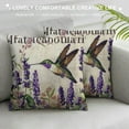 thumbnail image 3 of Chilfamy  Spring Pillow Covers Lavender Birds Throw Pillowcase Seasonal Home Sofa Bedroom Living Room Holiday Cushion Case Farmhouse Decorations Multi-Size, 3 of 5