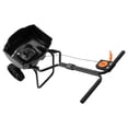 thumbnail image 2 of Walk-Behind Spreader, 9.8ft Spreading Width, Push Broadcast Spreader with 10" All-Terrain Tires, Adjustable Flow Control, 15lbs Capacity Hopper, Lawn Spreaders for Fertilizer Seed Small Home Use, 2 of 11