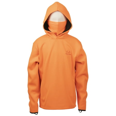 Realtree Youth Blaze Orange Pixel Lake Performance Hoodie