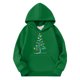thumbnail image 3 of Sudadera con capucha para niñas y niños, sudadera de manga larga con cuello redondo y estampado de moda, jersey con bolsillo, sudadera de poliéster para niñas, 3 of 8