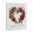 thumbnail image 4 of Stupell Industries Loved Heart Wreath Botanical & Floral Painting Gallery Wrapped Canvas Art Print Wall Art, 36 x 48, 4 of 8