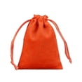 thumbnail image 1 of Qarigey Estuche para joyería Bolsos pequeños con cordón Embalaje Exhibición Goodies Regalos Almacenamiento para teléfonos móviles Ropa, zapatos y accesorios Miscelánea Naranja-7*9, 1 of 6