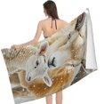 thumbnail image 2 of The Mothers and Babies Watercolor Beach Towels Quick-Dry &amp; Super Absorbent Microfiber Sand Free Happy Mother’s Day Mom Birthday Gift Microfiber Beach Towels for Travel, 2 of 8