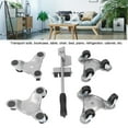 thumbnail image 2 of Heavy Duty 4-Piece Furniture Moving Kit with Triangular Dolly & Adjustable Wheel Rod for Sofas, Pianos, Fridges, 2 of 6