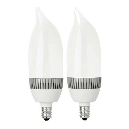 Tcp Rldcf3w30kf2 Led Frosted Flame Tip Torpedo 15 Watt Equivalent 3w Bright White 3000k Candelabra Base Dimmable Decorative Light Bulb 2 Pack Tcp Rldcf3w30kf2 Led Frosted Flame Tip Torpedo 15 Watt Equivalent 3w Bright White 3000k Candelabra Base Dimmable Decorative Light Bulb 2 Pack