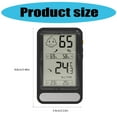 thumbnail image 5 of hejhncii Wall Mount Mini Hygrometer Thermometers With High Low Memory And Clear Backlit Screen Strong Magnets for Home Office, 5 of 11