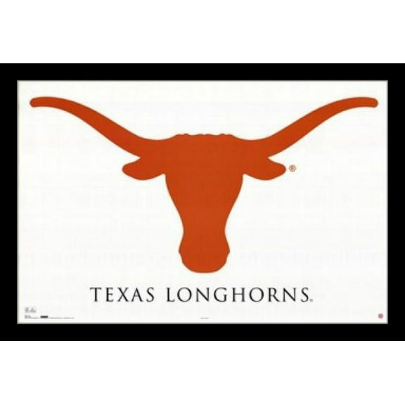 Texas-Logo Laminated & Framed Poster Print (36 x 24)