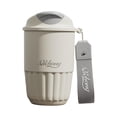 thumbnail image 3 of Taza de café aislada, vaso antiderrames, 410 ml, gran capacidad, portátil Blanco, 3 of 9