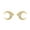 Gold, variant on Tiny Moon Cartilage Stud Earrings Sterling Silver Pins CZ Cartilage Tragus Crescent Moon Small Studs for Women