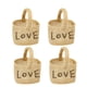 thumbnail image 1 of bolsas de regalo con diseño de amor, cestas pequeñas para flores, bolsas decorativas de lino, cestas para guardar dulces, suministros para bodas y Navidad., 1 of 7
