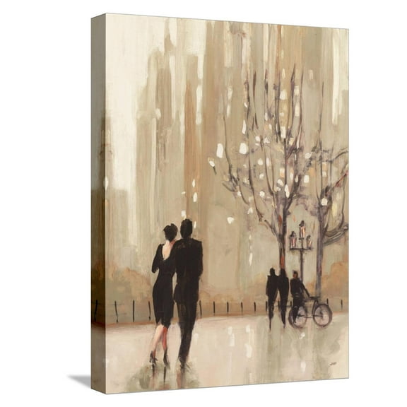 Art.com An Evening Out Neutral Cop Stretched Canvas Print Wall Art by Julia Purinton, 12" x 16"