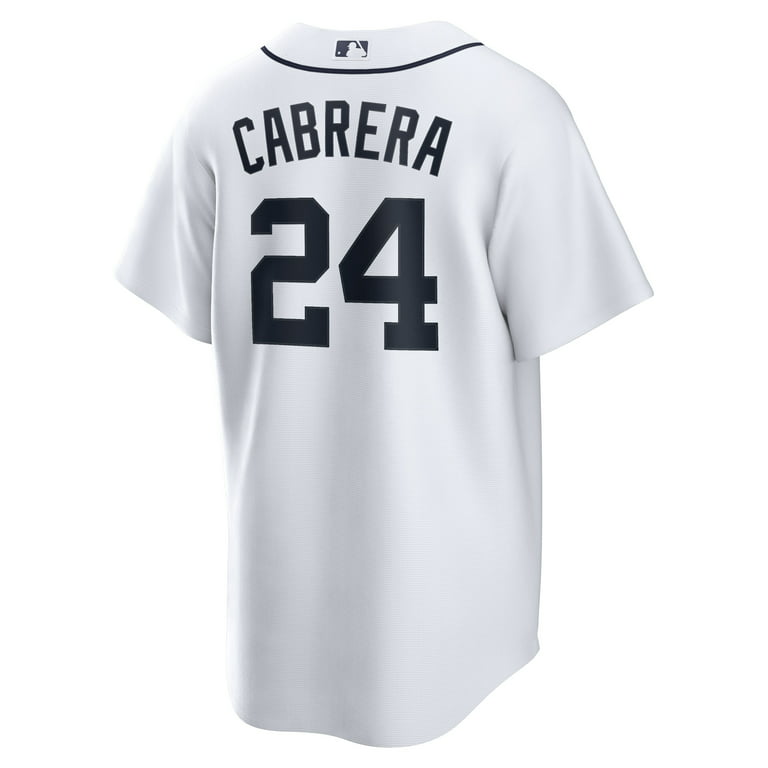 Men's Nike Miguel Cabrera White Detroit Tigers Home Replica Player Name  Jersey 