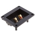 thumbnail image 4 of Conectores de Subwoofer Sunnimix DIY Stereo Screw Cup 2 Vías Terminal Binding Post de Pared Paquete de 2 Negro, 4 of 8