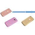 thumbnail image 2 of Rose Gold New Fashion Designer iPhone SE Case Luxury Crystal Diamond Vintage Transparent Shockproof Soft Slim TPU Bling iPhone 5 Case Cover Rhinestone iPhone 5S case with 3D Effect, 2 of 2