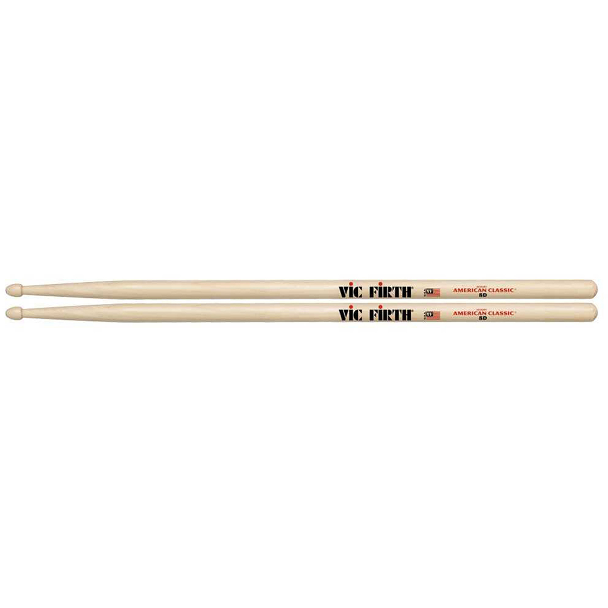 Vic Firth American Classic 8D Wood Tip Hickory Drumsticks - image 2 of 2