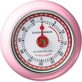 thumbnail image 3 of Zassenhaus Magnetic Retro Kitchen Timer – Classic Mechanical 60-Minute Cooking Timer, Pink, 3 of 4