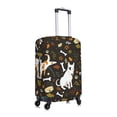 thumbnail image 6 of Cauagu Bones And Leaves Print Travel Luggage Cover,Travel Dust-proof Suitcase Cover Softside Suitcase Protector for 18-32inch,Not Included Suitcase, 6 of 8