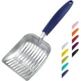 thumbnail image 6 of Cat Litter Scoop, Aluminum Alloy Sifter, Kitty Metal Scooper, Deep Shovel, Long Handle, Poop Sifting, Kitten Pooper Lifter, Durable, Heavy Duty, for Litter Box, 6 of 10