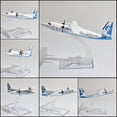thumbnail image 5 of Fun Play Model 1:400 Scale Mongolia Fokker 50 Aircraft Model Gift for Aviation Enthusiasts, 5 of 11
