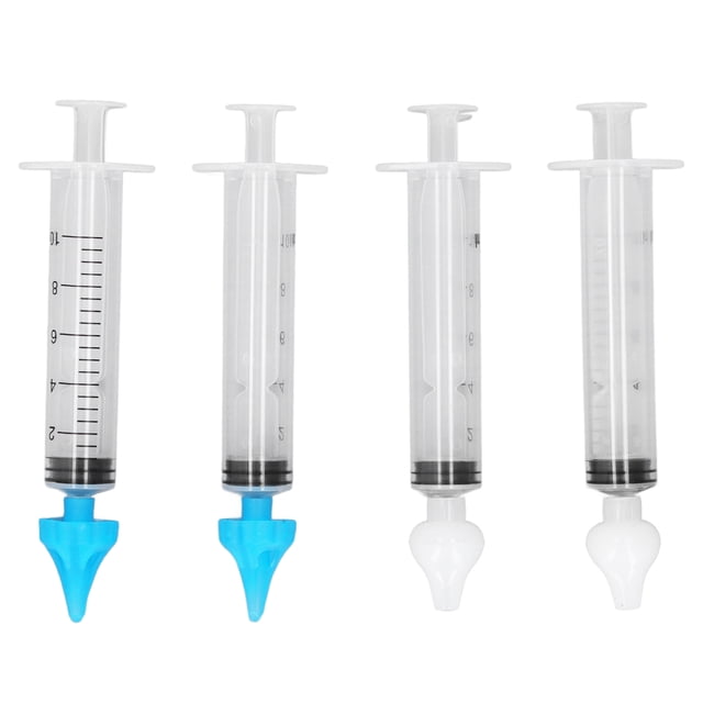 Jeringa irrigador nasal Spptty limpiador de cera Para oídos 10 ml 2 irrigadores nasales 2 limpiadores de oídos