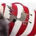 thumbnail image 4 of Suéter navideño para perro, ropa fea clásica para vacaciones, ropa de invierno cálida con dibujos animados para cachorros, gatos y perros, prendas de punto (L) rojo, 4 of 5