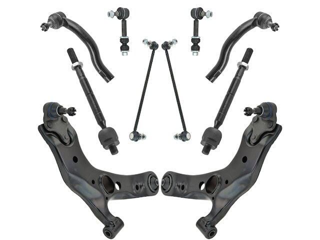 Front Lower Control Arm Ball Joints Tie Rod Kit for 2006-2013 2014 Toyota RAV4