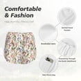 thumbnail image 4 of KLL Floral Pattern Shorts Women,Athletic Shorts High Waisted Running Shorts Pocket Sporty Short Gym Elastic Workout Shorts-X-Large, 4 of 7