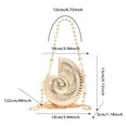 thumbnail image 2 of Mini Alloy Seashell Crossbody Bag Stylish Women's Shoulder Purse Compact Makeup Clutch For Everyday, 2 of 8
