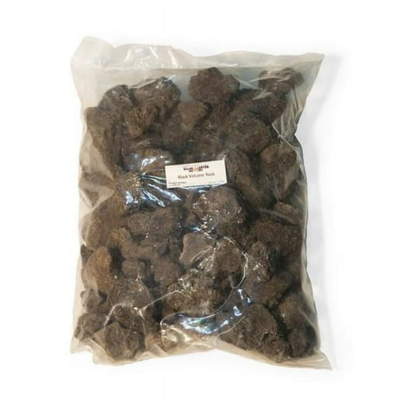 Grand Canyon Gas Logs HP-B-R-10 Black Volanic Lava Rock 10 lbs