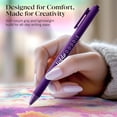 thumbnail image 3 of shiyou-Retractable Gel Pens with Satin Barrel - Fine Point - 18 Bright Color Pens for Bullet Style Journals, Notebooks, Planners, Calendars, Notes & Drawing, Use at Home, Office, School, Crafts, 3 of 4