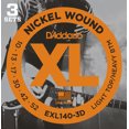 thumbnail image 1 of D'Addario XL Nickel Wound Electric Guitar Strings - Light / Heavy, 3 Pack, 1 of 2