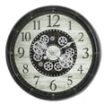 thumbnail image 2 of Monarch Specialties I 9030 - Clocks, 30" Round, Gear Mechanism, Large Oversized, Wall Clock, Brown, Transitional, 2 of 4