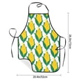 thumbnail image 2 of Pofeuu Corn Cob Print Aprons with Pockets, Cute Aprons for Kitchen, Cooking, Server, Barber, Chef Apron, 2 of 7