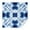 Blue White Tie, variant on Colorful Floral Pattern Square Tablecloth,Waterproof Square Table Cover,Wipeable Spillproof Washable Table Cover for Home Kitchen Party Decor 42"X42"(107x107cm)