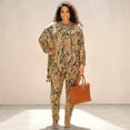 thumbnail image 2 of Plus Size Women’s Multicolored Leggings Set, 2 of 3