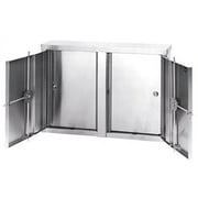 Omnimed Twin Double Door Narcotic Cabinet with 8 Shelves