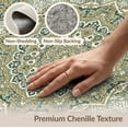 thumbnail image 6 of ODIKA 5'x7' Washable Area Rug Non-Slip, Chair-Friendly Oriental Ornamental Boho Accent Intricate Center Motif Style for Dining Room, Under Table, Home Office, 6 of 7