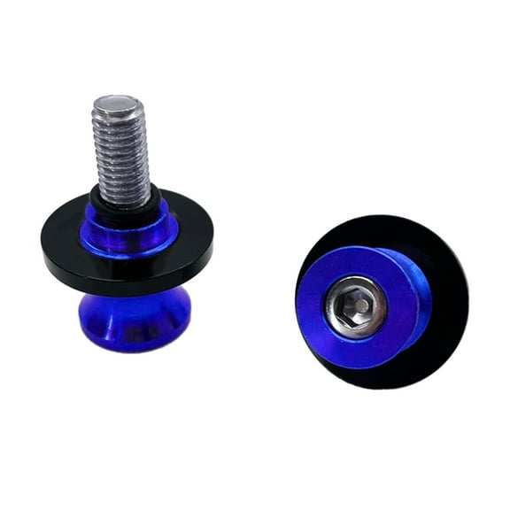 BIBABLYKE 2Pcs Motorcycle Swingarm Sliders Spools 6mm 8mm 10mm Swing Arm Stand Screw for Most Model Modification