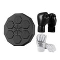 thumbnail image 1 of S SERENABLE Boxing Machine Boxing Trainer Household with 2 Pair Gloves Punching Pad Electronic Music Boxing Wall Target for Home Practice White Hand, 1 of 9