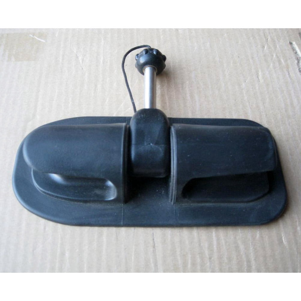 UKCOCO Boat Accessories Paddle Lock Anchor Holder Plastic 1Set Black