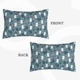 thumbnail image 2 of Pofeuu Forest Rabbit Print Polyester Microfiber Plush Pillowcases, Super Soft and Cozy Pillow Case Covers with Envelop Closure（Pillow core not included）-14"x20", 2 of 6