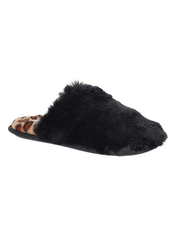 Women's Plush Scuff Slippers